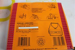 LOTTO 3 CORRETTORI OLIVETTI WORDCART NERO ET