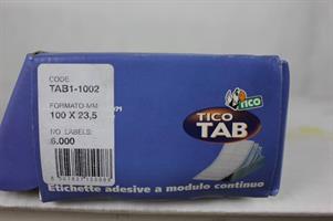 3 scatole ETICHETTE ADESIVE MODULO CONTINUO cod.TAB1-1002