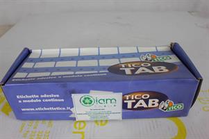 3 scatole ETICHETTE ADESIVE MODULO CONTINUO cod.TAB1-1002