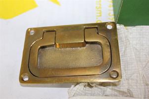 MANIGLIE IN OTTONE MM75 di Pam (4 rettangolari 5 tonde incasso)