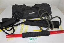 BORSA CON MANUBRI E CORDE