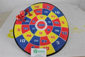 BERSAGLIO  IN VELCRO CON PALLINE E FRECCETTE MIS.35CM