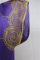 KAFTANO TUNICA TUNISINA TG L /XL IN COTONE CON RICAMI