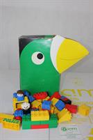 SCATOLA TUCANO CON MATTONCINI LEGO DUPLO +2 PERSONAGGI