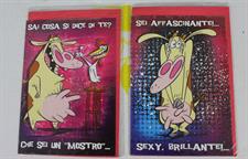 BIGLIETTI VARI MUCCA PAZZA (4 PEZZI)