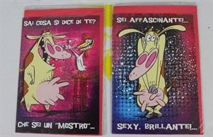 BIGLIETTI VARI MUCCA PAZZA (4 PEZZI)