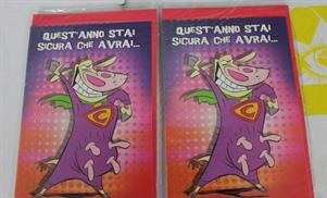BIGLIETTI VARI MUCCA PAZZA (4 PEZZI)