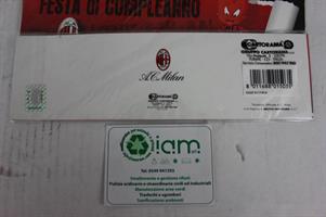 LOTTO BLOCCHETTI BIGLIETTI INVITO COMPLEANNO MILAN