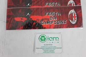 LOTTO BLOCCHETTI BIGLIETTI INVITI COMPLEANNO MILAN 2