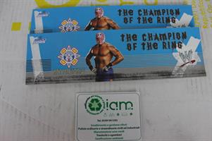 LOTTO BLOCCHETTI BIGLIETTI INVITO COMPLEANNO REY MYSTERIO