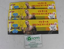 LOTTO BLOCCHETTI BIGLIETTI INVITO COMPLEANNO JOHN CENA