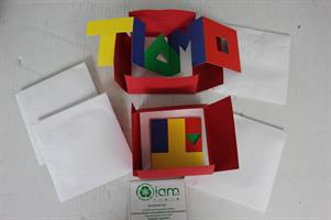 LOTTO BIGLIETTI ORIGAMO TI AMO CON BUSTA