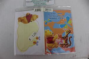 BIGLIETTO AUGURI COMPLEANNO WINNIE THE POOH