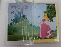 LOTTO 3 BIGLIETTI AUGURI PRINCIPESSE DISNEY