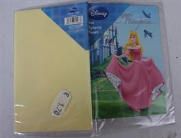 LOTTO 3 BIGLIETTI AUGURI PRINCIPESSE DISNEY