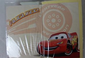 LOTTO BIGLIETTI AUGURI CARS VARI
