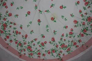 TOVAGLIA TONDA DA 6 COPERTI CON TOVAGLIOLI