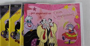 LOTTO 8 BIGLIETTINI D'AUGURI URSULA GIALLO CON BUSTA