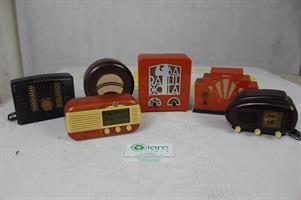 LOTTO 1/2 COLLANA RIPRODUZIONE MINIATURE RADIO D'EPOCA