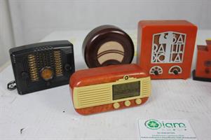 LOTTO 1/2 COLLANA RIPRODUZIONE MINIATURE RADIO D'EPOCA