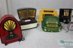 LOTTO 2/2 COLLANA RIPRODUZIONE MINIATIRE RADIO D'EPOCA