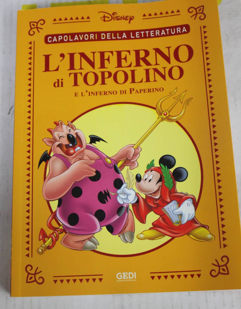 L'INFERNO DI TOPOLINO DISNEY -CAPOLAVORI LETTERATURA ITALIANA - LIBRI PER  BAMBINI E RAGAZZI - IAM Igiene Ambientale Management