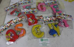 SCATOLA LETTERE A BOTTONCINO IN PVC PER FESTONE -ALTRE ATTIVITA'