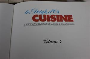 LES DOIGTS D'OR - lotto 4 libri di cucina in francese