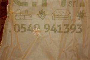 2 TENDE IN PURO COTONE  150X300 CM CIASCUNA - NUOVE!