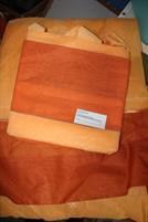 2 TENDE IN PURO COTONE  150X300 CM CIASCUNA - NUOVE!