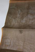 2 TENDE COLOR CAFFE IN ORGANZA MIS.11X300 Made in India