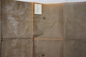 2 TENDE COLOR CAFFE IN ORGANZA MIS.11X300 Made in India