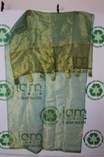 TENDA IN VISCOSA 100% NUOVA COL.VERDE/BLU MIS. 110X270 CM