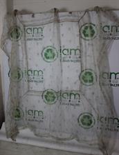 TOVAGLIA IN ORGANZA BEIGE /GRIGIA MIS. 300X300 CM