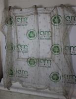TOVAGLIA IN ORGANZA BEIGE /GRIGIA MIS. 300X300 CM