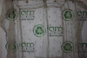 TOVAGLIA IN ORGANZA BEIGE /GRIGIA MIS. 300X300 CM