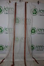 TENDA IN PURO COTONE CON FETTUCCE COLOR BRONZO MIS 110 X 270CM