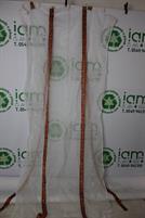 TENDA IN PURO COTONE CON FETTUCCE COLOR BRONZO MIS 110 X 270CM