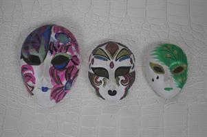SET 3 MASCHERE VENEZIANE PICCOLE