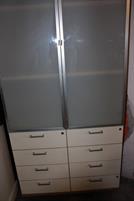 MOBILE CREDENZA ANTA DUE RIPIANI + 8 CASSETTI