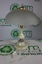 LAMPADA DA TAVOLO CLASSICA BASE IN CERAMICA DIPINTA A MANO
