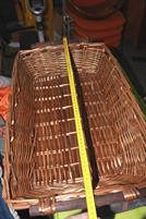 CESTINO IN VIMINI RETTANGOLARE L. 73 CM