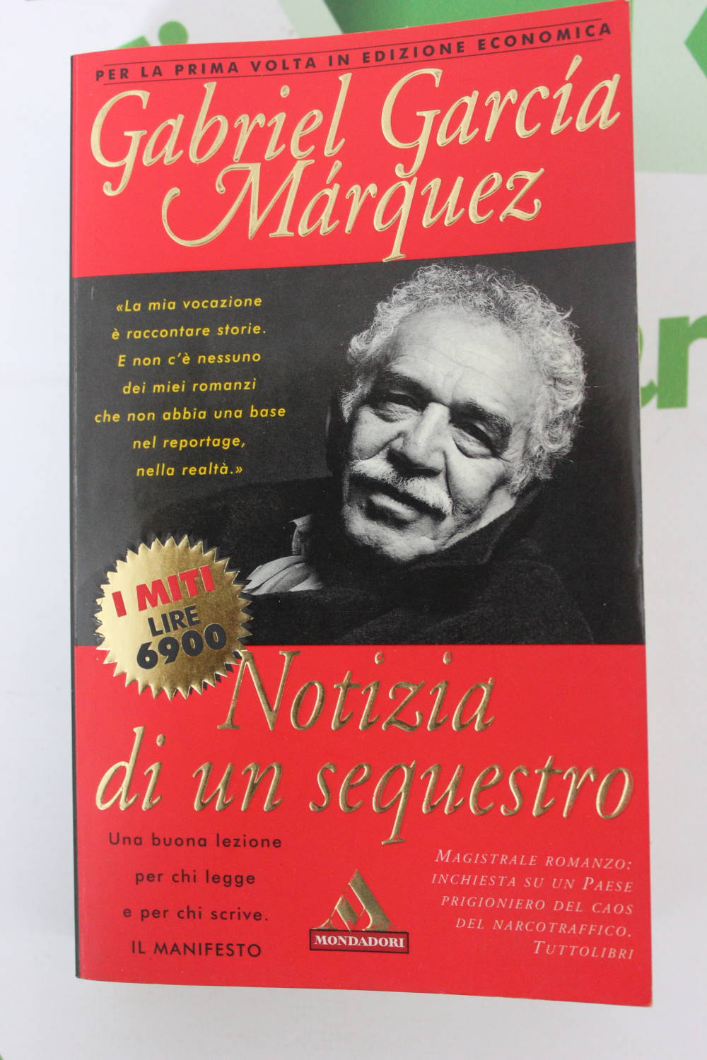 NOTIZIA DI UN SEQUESTRO di Gabriel Garcia Marquez