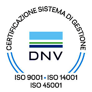 Logo certificazione ISO 9001, 14001, 45001